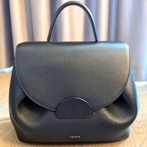Polene Numero Un bag: black leather, like new